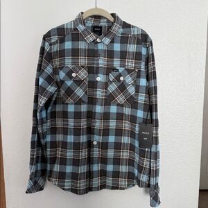 NEW RVCA Men’s Flannel. Size Small